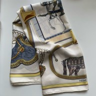 Hermes silk scarf 90x90cm 27 2024 FW(TOP QUALITY)