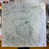 Hermes silk scarf 90x90cm 30 2024 FW(TOP QUALITY)