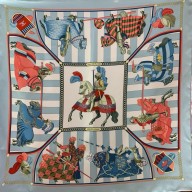 Hermes silk scarf 90x90cm 38 2024 FW(TOP QUALITY)