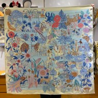 Hermes silk scarf 90x90cm 04 2024 FW(TOP QUALITY)