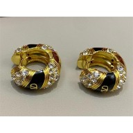 Valentino Famiglia embellished hoop earrings 2025