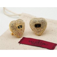 Valentino Cuore XS embellished stud earrings 2025
