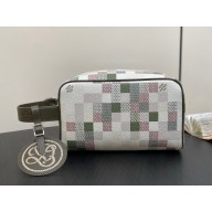 LOUIS VUITTON Damoflage coated canvas Locker Dopp Kit N00112 2025