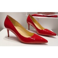 Christian Louboutin Heel 6.5cm Kate Pumps in Patent Red