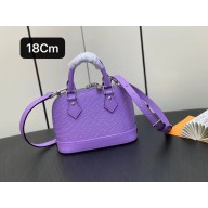 louis vuitton Nano Alma bag in EPI leather M82402 Lilas Provence Lilac 2023
