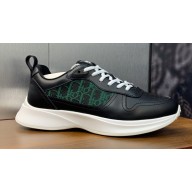 Dior Calfskin and Technical Mesh with Dior Oblique Canvas B25 Runner Men's Sneakers 05 2024