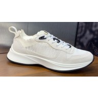 Dior Calfskin and Technical Mesh with Dior Oblique Canvas B25 Runner Men's Sneakers 12 2024