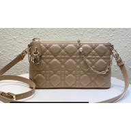 Miss Dior Midi Mini Bag in Cannage Lambskin Beige