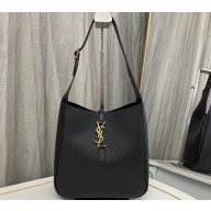 Saint Laurent le 5 à 7 supple small Bag in grained leather 713938 Black