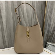 Saint Laurent le 5 à 7 supple small Bag in grained leather 713938 Beige