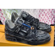 Louis Vuitton LV Trainer Women/Men Sneakers Printed calf leather Top Quality 05 2024