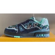 Louis Vuitton LV Trainer Women/Men Sneakers with Swarovski™ crystals Top Quality 01 2024