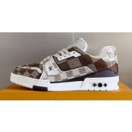 Louis Vuitton LV Trainer Women/Men Sneakers with Swarovski™ crystals Top Quality 04 2024