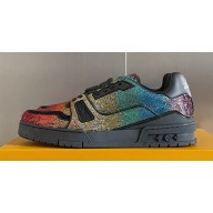Louis Vuitton LV Trainer Women/Men Sneakers with Swarovski™ crystals Top Quality 07 2024