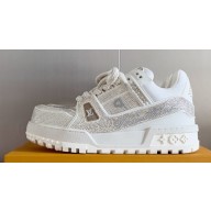 Louis Vuitton LV Trainer Maxi Women/Men Sneakers with Swarovski™ crystals Top Quality 02 2024