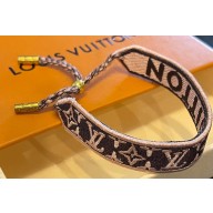 Louis Vuitton Textile canvas and brass LV Buddy Bracelet 07 2024