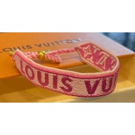 Louis Vuitton Textile canvas and brass LV Buddy Bracelet 06 2024