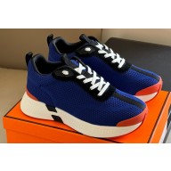 Hermes Heros Women/Men sneakers in technical knit and suede goatskin 02 2024
