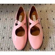 Alaia CRISS CROSS ballet flats in Leather Pink 2024