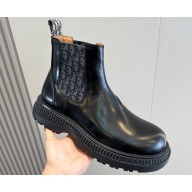 Dior Explorer Chelsea Men's Boots in Calfskin with Dior Oblique Motif 06