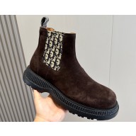 Dior Explorer Chelsea Men's Boots in Calfskin with Dior Oblique Motif 05