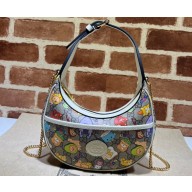 Gucci Half-moon-shaped mini bag with Interlocking G 726843 GG canvas Print