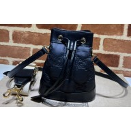 Gucci GG Matelassé bucket bag 728231 Nylon Black