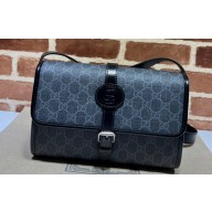 Gucci GG messenger bag with Interlocking G 745679 Black