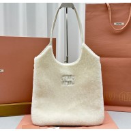 Miu Miu IVY Fur bag 5BG231 White