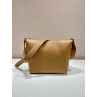 PRADA Leather shoulder bag 2VH177 black 2024