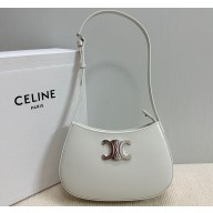 Celine MEDIUM TILLY BAG in shiny calfskin White 2024