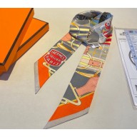 Hermes Twilly Silk Scarf 5x86cm 240221 02 2024