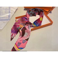 Hermes Twilly Silk Scarf 5x86cm 240221 21 2024