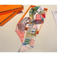 Hermes Twilly Silk Scarf 5x86cm 240221 32 2024