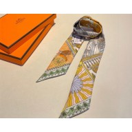 Hermes Twilly Silk Scarf 5x86cm 240221 34 2024