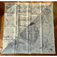 Hermes scarf 90x90cm in silk twill Top Quality 10 2024