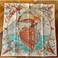 Hermes scarf 90x90cm in silk twill Top Quality 11 2024