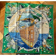 Hermes scarf 90x90cm in silk twill Top Quality 13 2024