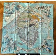 Hermes scarf 90x90cm in silk twill Top Quality 12 2024