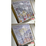 Hermes scarf 90x90cm in silk twill Top Quality 02 2024