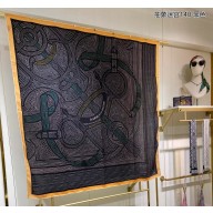 Hermes Shawl 140 Scarf in cashmere and silk 140x140cm Top Quality 111 2024