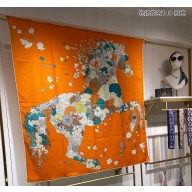 Hermes Shawl 140 Scarf in cashmere and silk 140x140cm Top Quality 113 2024