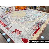 Hermes Shawl 140 Scarf in cashmere and silk 140x140cm Top Quality 128 2024