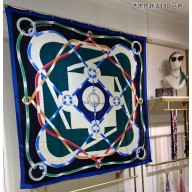 Hermes Shawl 140 Scarf in cashmere and silk 140x140cm Top Quality 15 2024