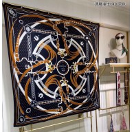 Hermes Shawl 140 Scarf in cashmere and silk 140x140cm Top Quality 29 2024