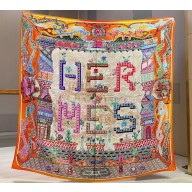 Hermes Shawl 140 Scarf in cashmere and silk 140x140cm Top Quality 30 2024