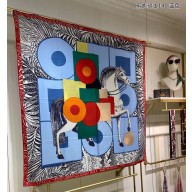 Hermes Shawl 140 Scarf in cashmere and silk 140x140cm Top Quality 35 2024