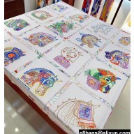 Hermes Shawl 140 Scarf in cashmere and silk 140x140cm Top Quality 40 2024