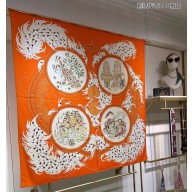 Hermes Shawl 140 Scarf in cashmere and silk 140x140cm Top Quality 49 2024