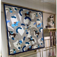 Hermes Shawl 140 Scarf in cashmere and silk 140x140cm Top Quality 01 2024